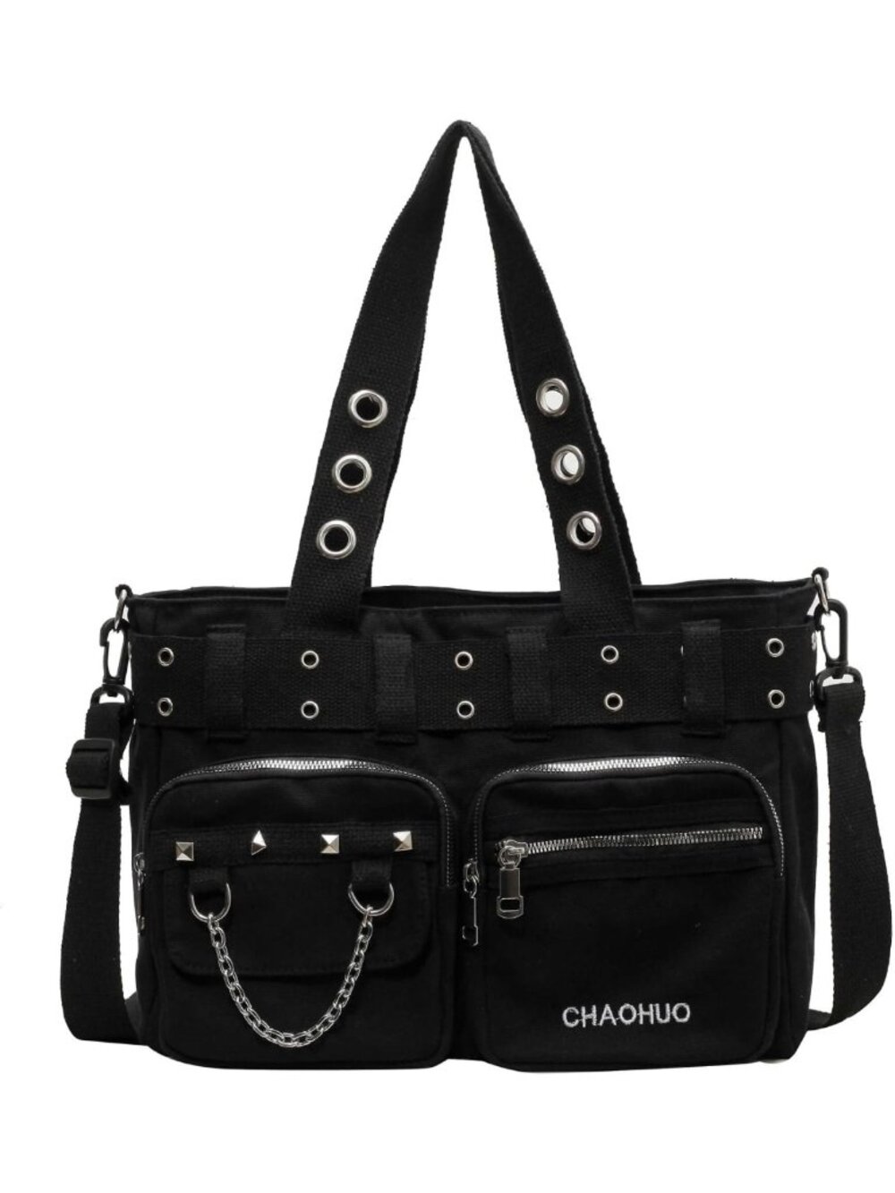 Steampunk Gothic Messenger Bag | Fashion Punk Shoulder Bag for Unique Style